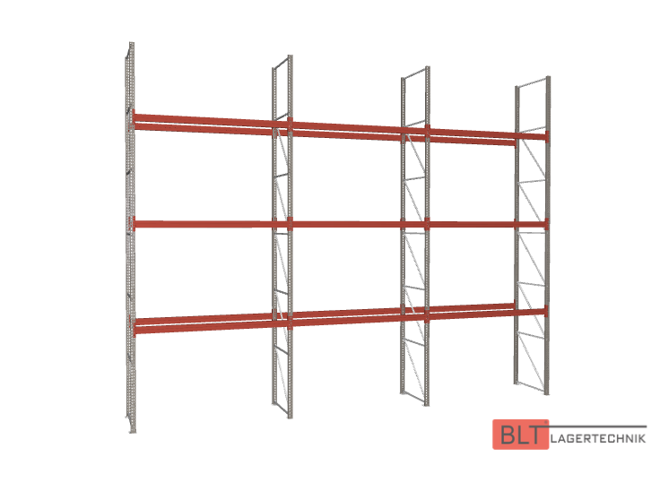 ca. 8,40 lfm, H: 650cm, Fachlast: 1800 kg, Palettenregale, Schwerlastregale, Hochregale, Industrieregale, Regale sofort ab Lager